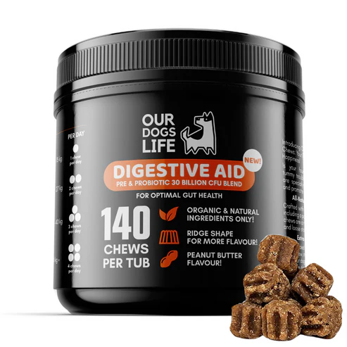 Câini - Digestive Supplements for Dogs OurDogsLife - 140 chews