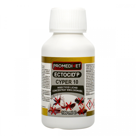 Combatere Dăunători - Ectocid Cyper - 100 ml