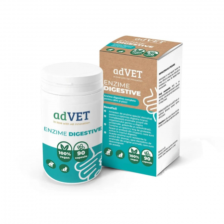 Câini - Enzime Digestive - 90 capsule