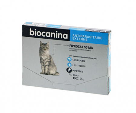 Farmacie Câini - FiproCat - 3 pipete