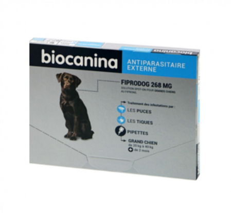 Farmacie Câini - FiproDog L (20-40 kg) - 3 pipete