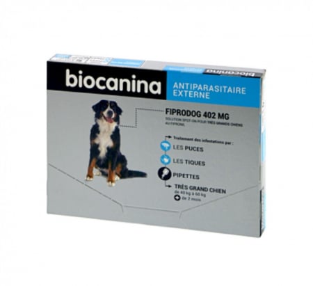 Câini - FiproDog XL (40-60 kg) - 3 pipete