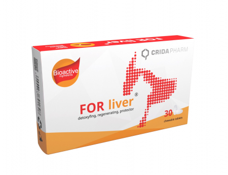 Afecțiuni Hepatice - FOR Liver – 30 tablete masticabile