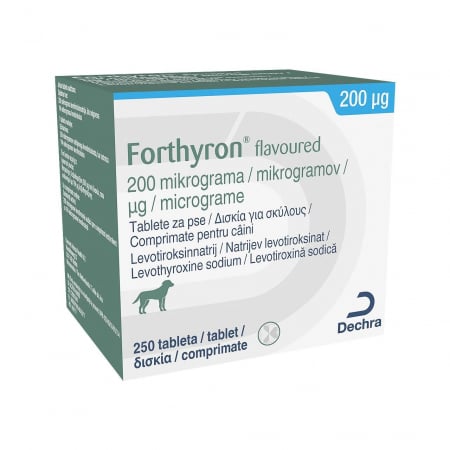 Tiroida și Hormoni - Forthyron 200µg – 250 comprimate