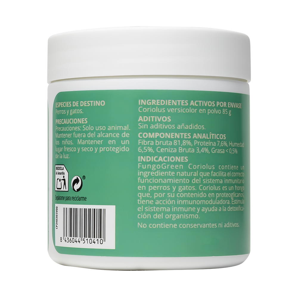 FungoGreen Coriolus Versicolor - Pudră 85 g [1]