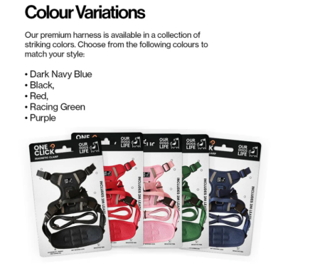 Ham pentru câini OurDogsLife - Negru - Large [2]