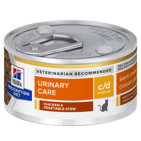 Hill's PD Feline C/D Multicare Chicken and Vegetables Stew 82 g