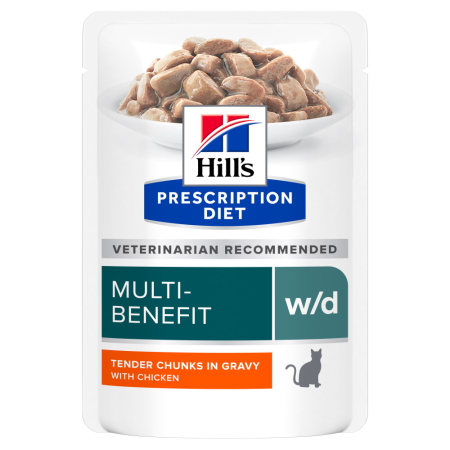 Diete Veterinare - Hrană umedă Pisici - Hill's PD Feline W/D - plic 85 g