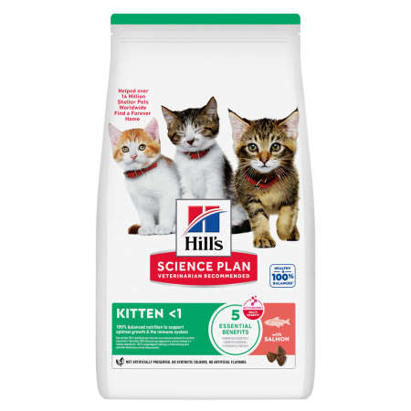 Pisici - Hill's Science Plan Feline Kitten Salmon - 7 kg