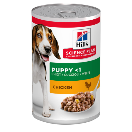 Câini - Hill's SP Canine Puppy Chicken - Conserva 370 g