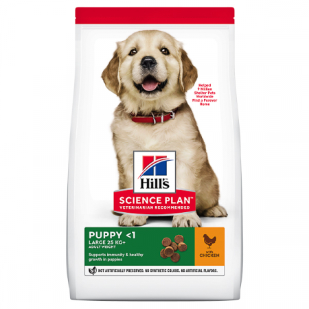 Câini - Hill's SP Canine Puppy Large Chicken - 6 kg