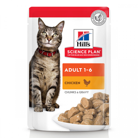 Hrană / Diete Pisici - Hill's SP Feline Adult Chicken - plic 85 g