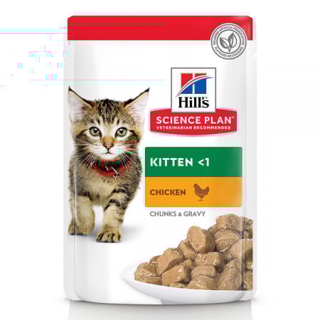 Hrană Umedă Pisici - Hill's SP Feline Kitten Chicken - plic 85 g