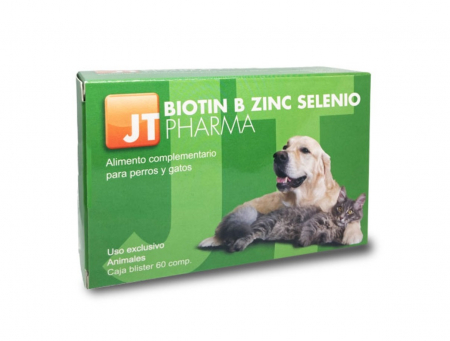 Farmacie Pisici - JT Biotin-B-Zinc-Seleniu – 60 tablete