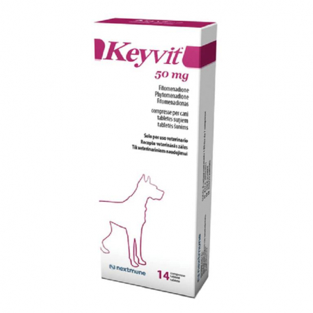 Anemie - Keyvit 50 mg - Vitamina K1 - 14 comprimate