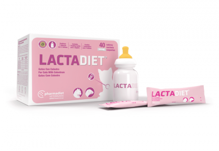 Pisici - LactaDIET Pisici – 40 plicuri x 7.5g cu biberon și tetine