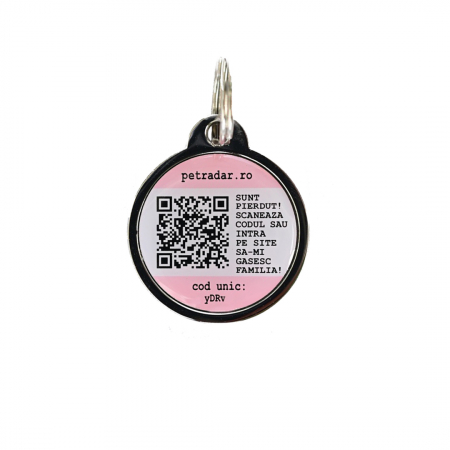 Medalion petradar cu cod QR, profil online și alerte GPS [2]