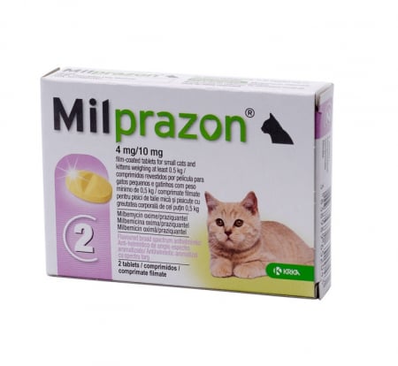 Milprazon Kitten 4 mg/10 mg - 2 tablete