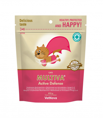 Farmacie Pisici - Multiva Active Defense for Cats - 45 comprimate