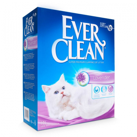 Igienă și Îngrijire Pisici - Nisip litieră Ever Clean Lavender - 10 l