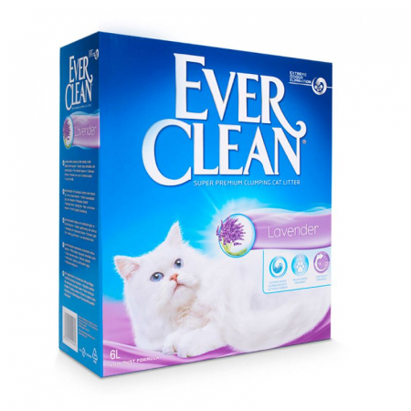 Igienă și Îngrijire Pisici - Nisip litieră Ever Clean Lavender - 6 l