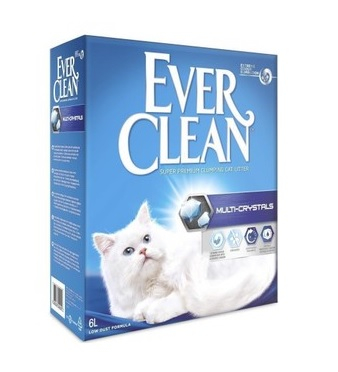 Igienă și Îngrijire Pisici - Nisip litieră Ever Clean Multi-Crystals - 6 l