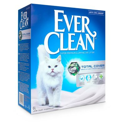 Igienă și Îngrijire Pisici - Nisip litieră Ever Clean Total Cover - 6 l