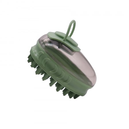 Perie de masaj și dozator de șampon