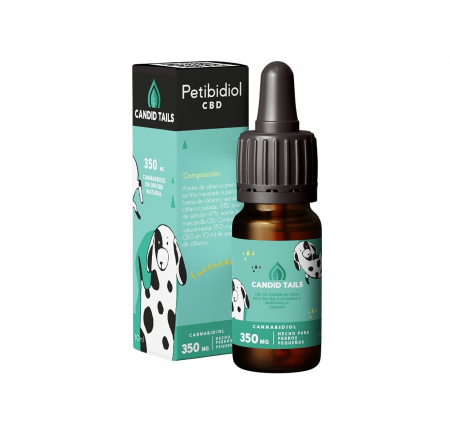 Petibidiol Oil 350 mg (3.5%) for Small Dogs, Dog 350 mg