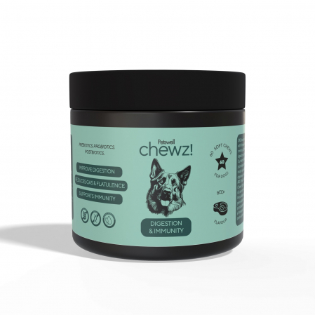 Suplimente și Vitamine - Petswell chewz Digestion and Immunity - 60 tablete masticabile