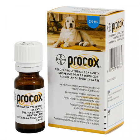Antiparazitare Interne - Procox Suspensie Orală - 7,5 ml