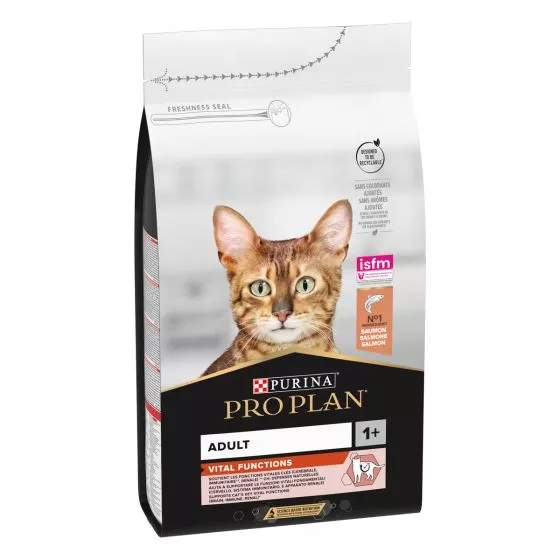 Hrană / Diete Pisici - Purina Pro Plan Adult Cat Vital Function - Somon – 10 kg