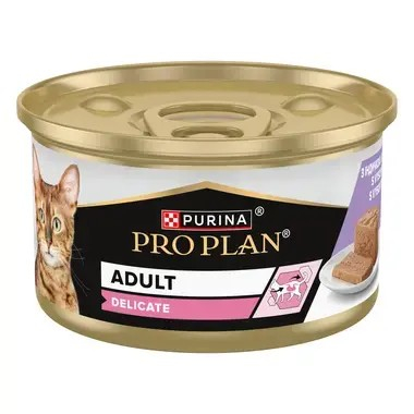 Hrană Umedă Pisici - Purina Pro Plan Delicate Digestion Adult – curcan – 85 g