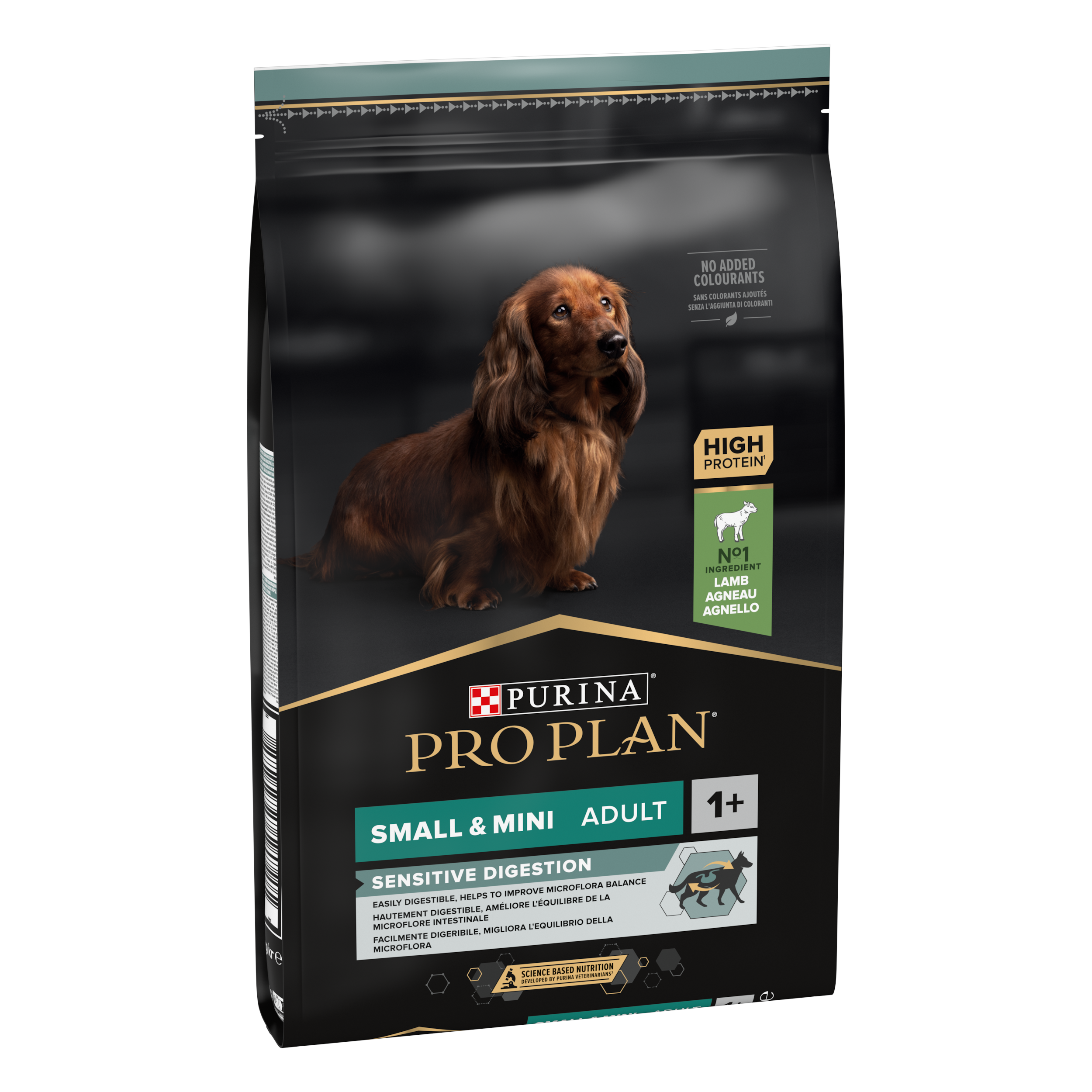 Hrană / Diete Câini - Purina Pro Plan Dog - Small Adult - Digestion - Miel – 7 kg