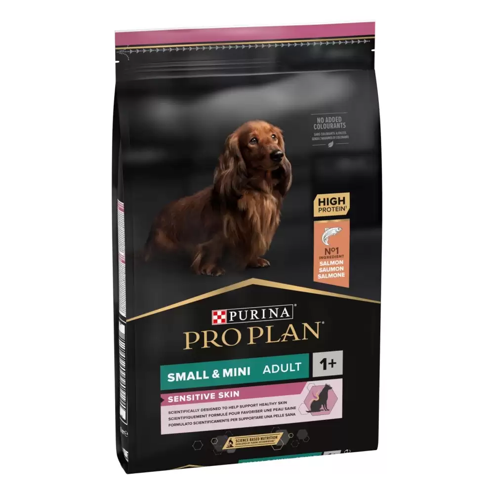 Hrană / Diete Câini - Purina Pro Plan Dog - Small Adult Sensitive Skin - Somon – 7 kg