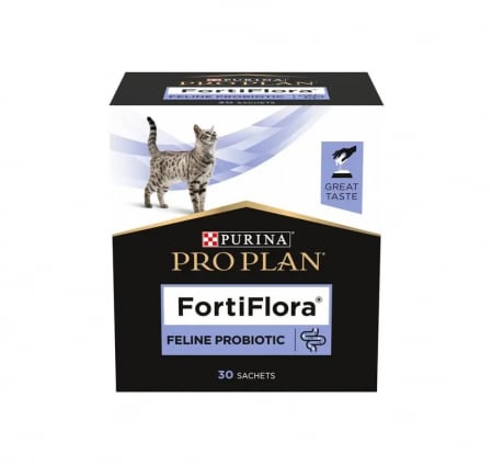Afecțiuni Digestive - Purina Pro Plan Feline FortiFlora – 30 plicuri de 1 g