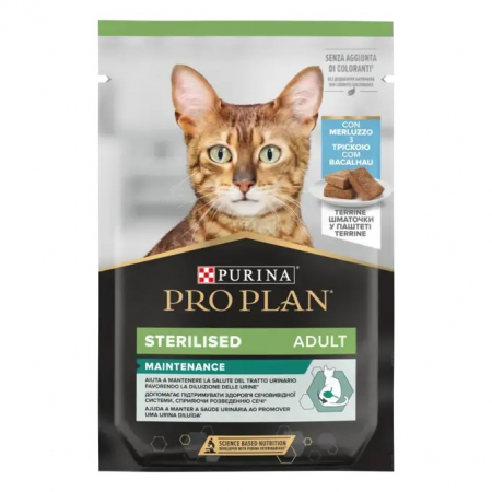 Hrană / Diete Pisici - Purina Pro Plan Sterilised Cat - Maintenance - Cod – plic 75g