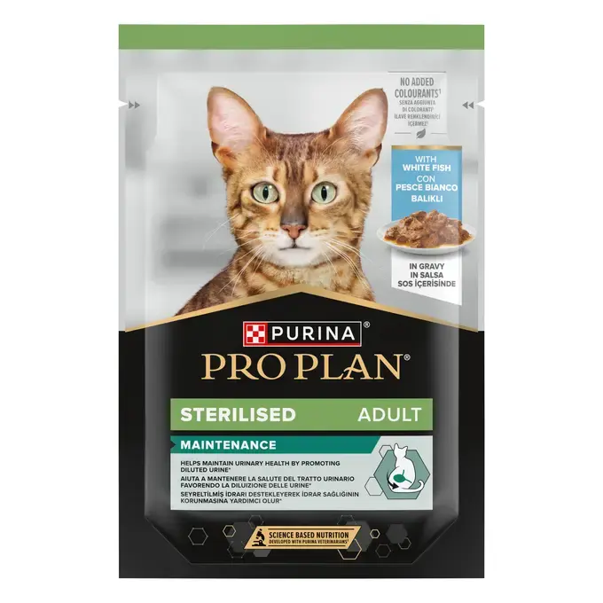 Hrană Umedă Pisici - Purina Pro Plan Sterilised Cat Maintenance - Pește Alb - 85 g