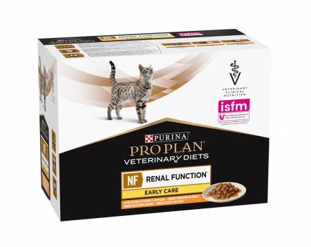 Hrană / Diete Pisici - Purina Pro Plan Vet Diets Cat NF - Early Care - Pui – 10 x 85g