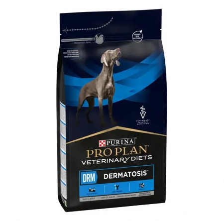 Diete Veterinare - Hrană uscată Câini - Purina Pro Plan Veterinary Diets Dog DRM Dermatosis – 12 kg
