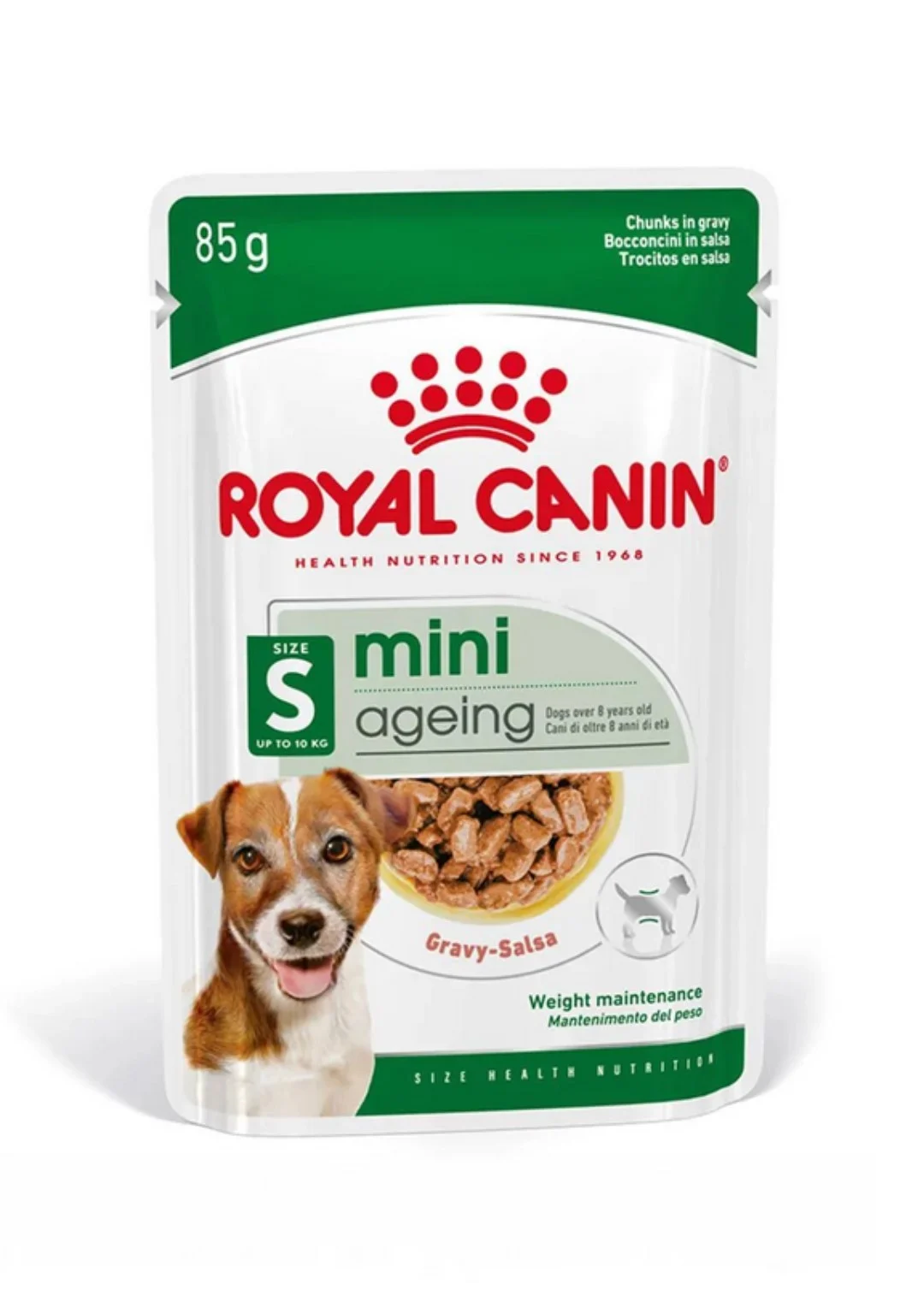 Câini - Royal Canin Ageing Mini Adult Dog - în sos - 85 g