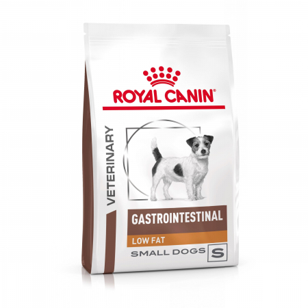 Diete Veterinare - Hrană uscată Câini - Royal Canin GastroIntestinal Low Fat Small Dog – 1.5 kg