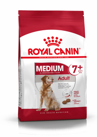 Câini - Royal Canin Medium Adult 7+ - 4 kg