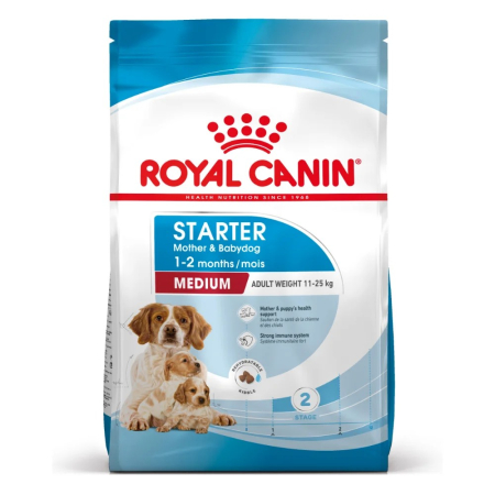 Câini - Royal Canin Medium Starter Mother & Babydog – 15 kg
