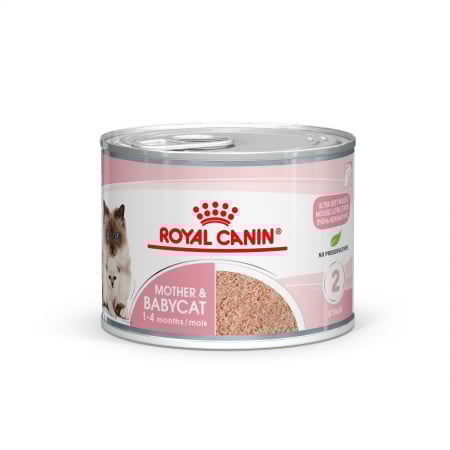 Hrană Umedă Pisici - Royal Canin Mother and Babycat Ultra Soft Mousse – 195 g