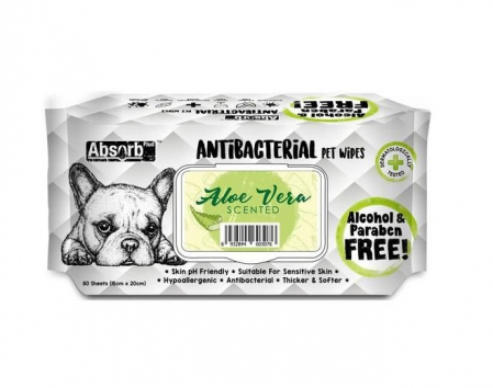 Șervețele Umede - Șervetele umede Absorb Plus Antibacterian - Aloe Vera – 80 bucăți