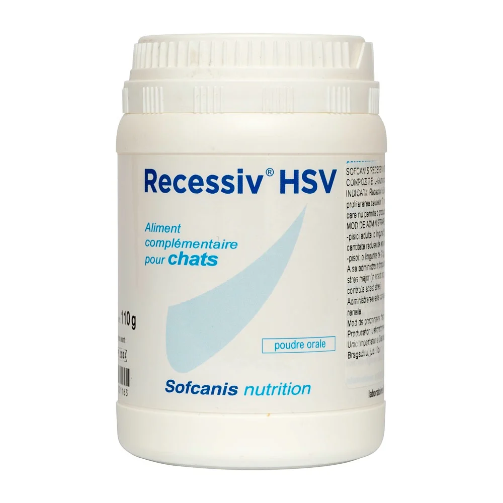 Suplimente și Vitamine - Sofcanis Felin Recessiv HSV - 110 g
