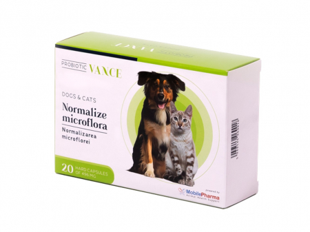 Afecțiuni Digestive - Vance Probiotic - Câini și Pisici - 30 capsule