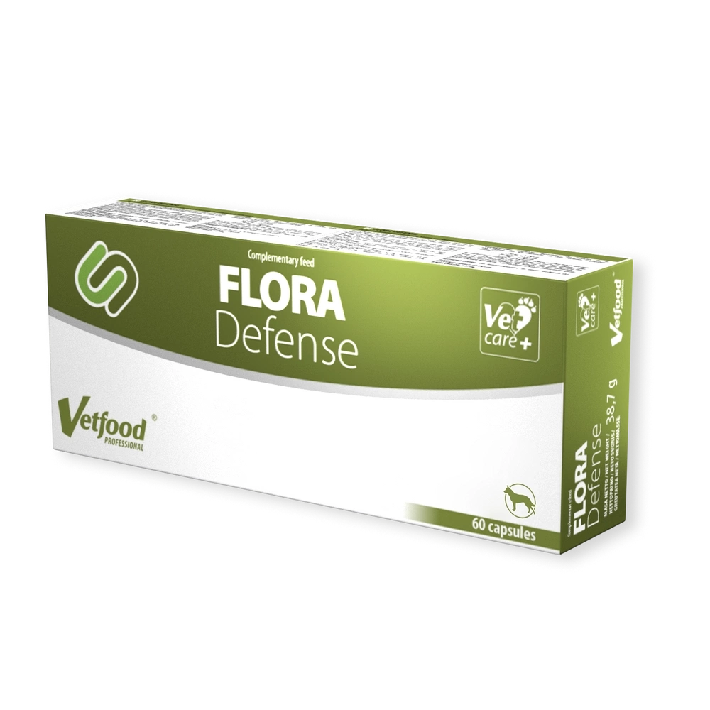 Afecțiuni - Vetfood Flora Defense - 60 capsule