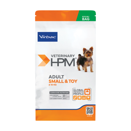 Hrană Uscată Câini - Virbac HPM Adult Dog Small & Toy - 1.5 kg